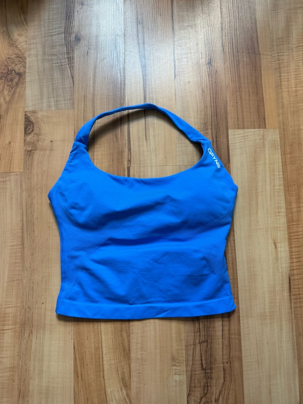 Dfyne Electric Blue impact halter top